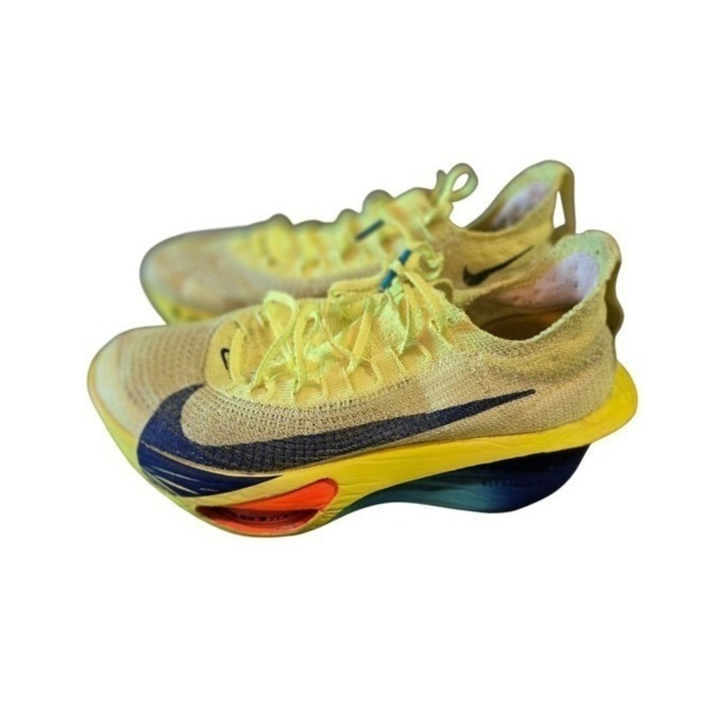 Nike‎ ZoomX Vaporfly Next% Running Shoes Volt Neon Yellow Women's Size 8